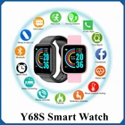 Смарт-часы Y68S с пульсометром и тонометром
