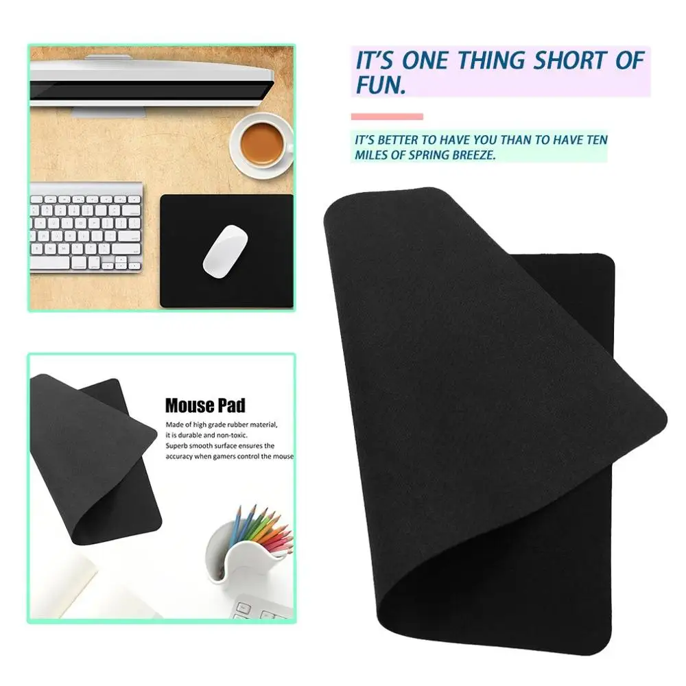 

Durable Practial Universal Mouse Pad Mat Anti-Slip Rubber Mice Mat For Laptop Computer Tablet PC Optical Mouse Mat