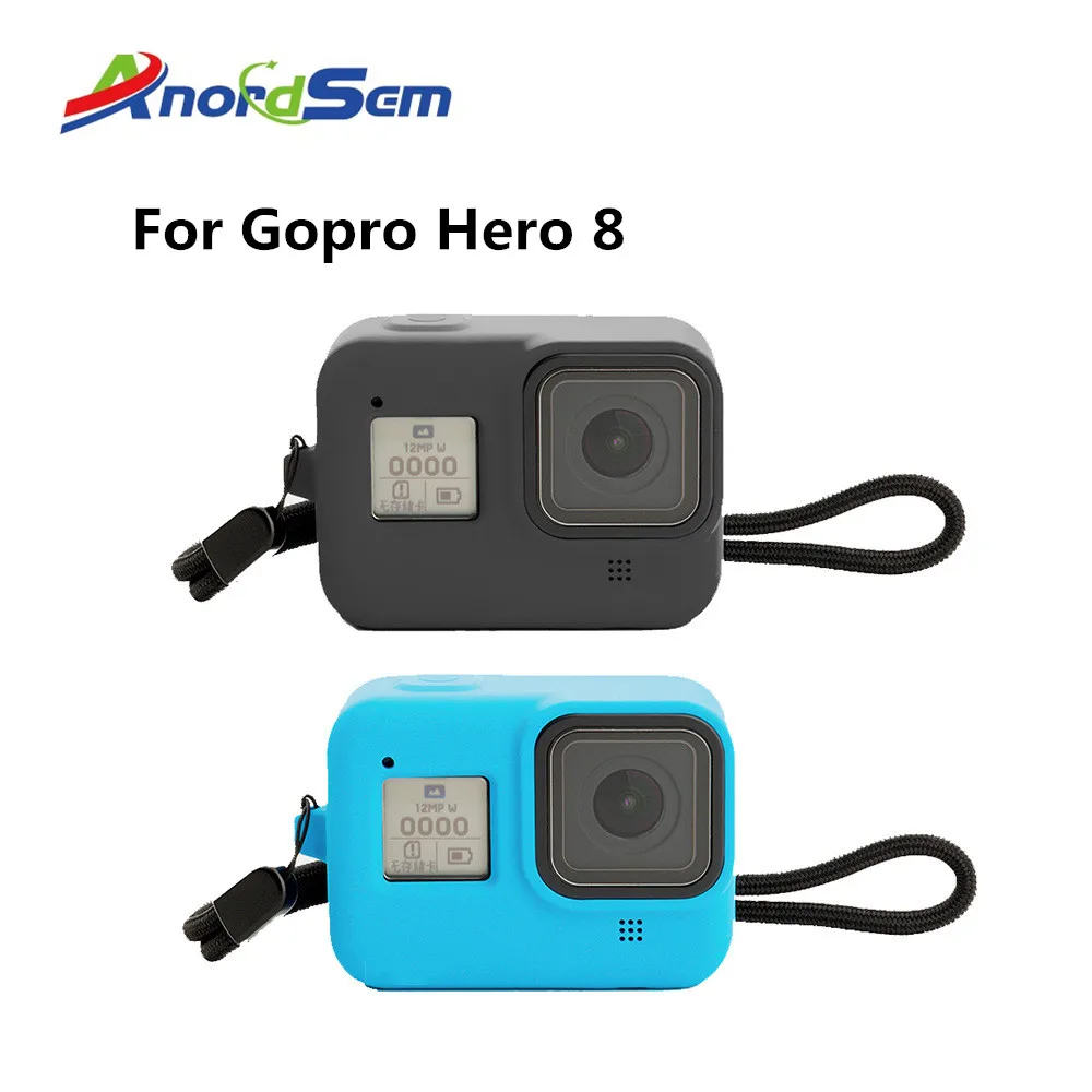 Anordsem мягкий чехол для Gopro аксессуары спортивных камер силиконовый защитный