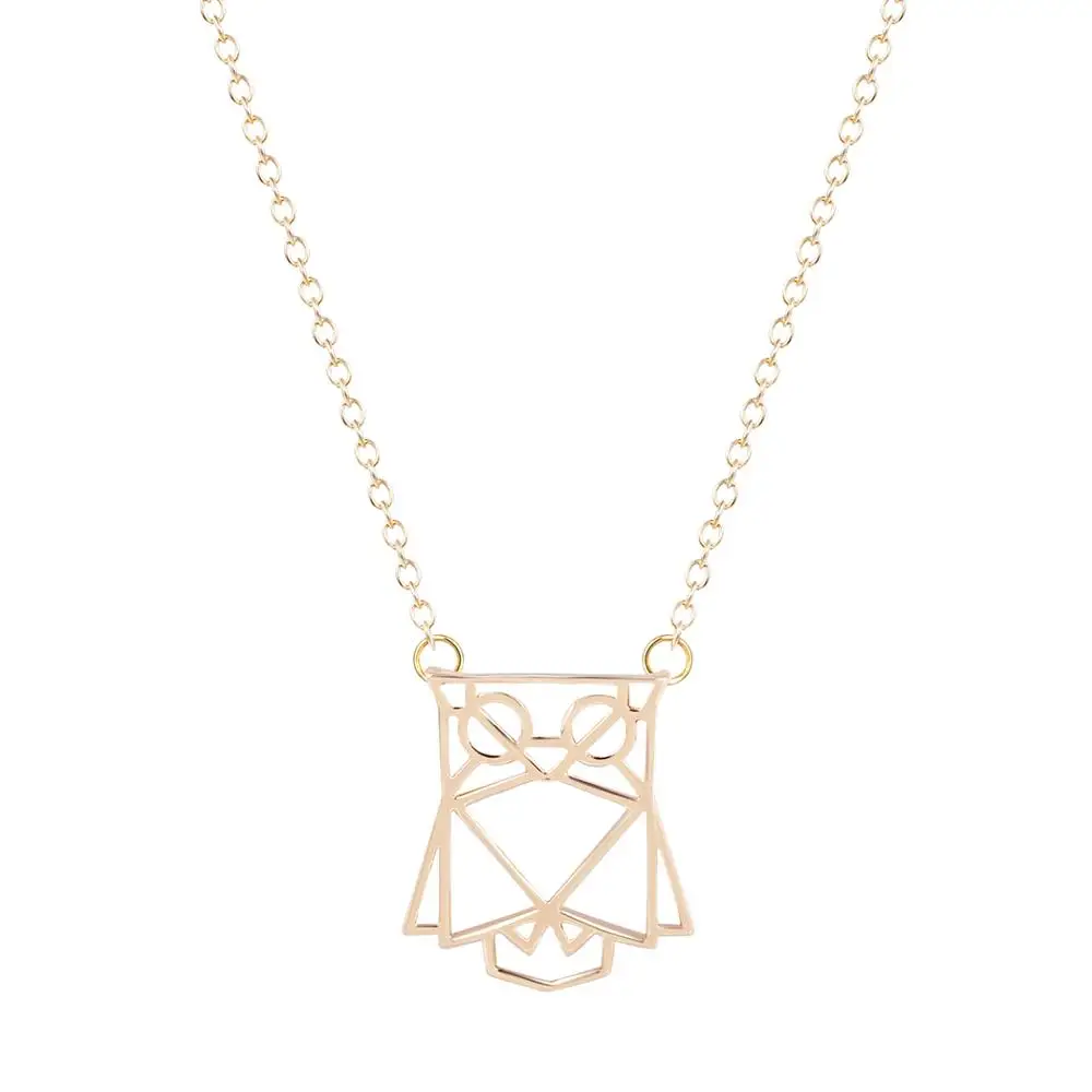 Очаровательная милая ночная сова QIAMNI цепочка с животными чокеры ожерелье