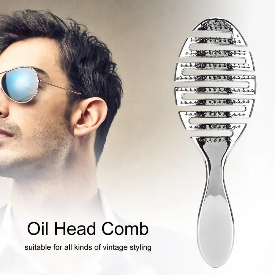 Винтажная масляная голова расческа для волос массаж кожи головы Женская влажная