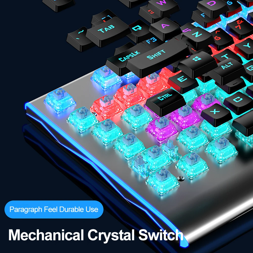 AULA F2099 Механическая игровая клавиатура синий игровой клавиатуры коричневый