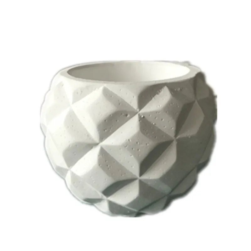 

Creative 3D Pineapple Planter Making Tool Handmade Silicone Flower Pot Molds for Concrete Diy Cement Mold