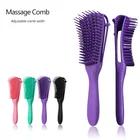 Расческа для распутывания волос, для массажа кожи головы, для вьющихся волос