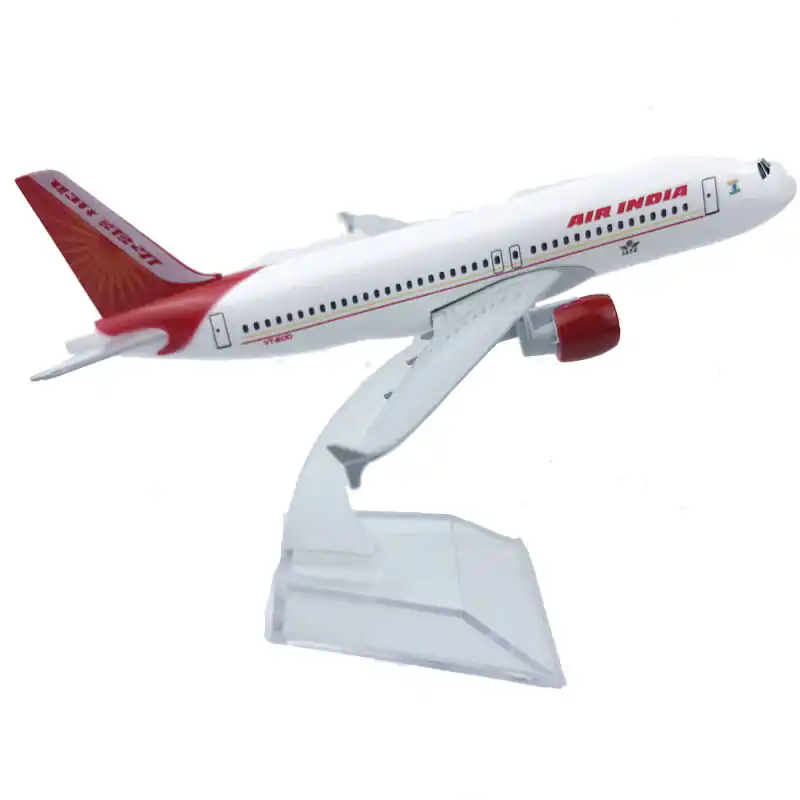 Air India Aircraft Model 6" Metal Airplane Diecast Mini Moto Collection Eduactional Toys for Children