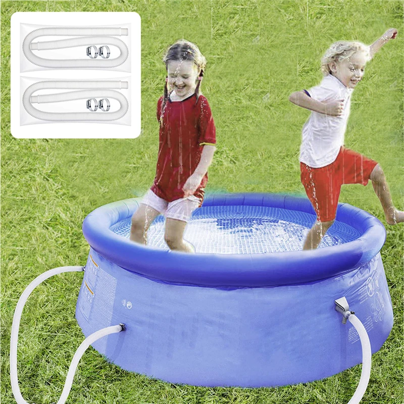 

Swimming Pool Pump Swimming Pool Set Hose With 2/4 Metal Easy To Install Clamps Pool Replacement Hose Pump Filter Accessory
