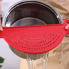 Креативная пластиковая сливная Корзина Фильтр для мытья риса герметичная перегородка горшок боковой Слив Фильтр для мытья сито корзина кухонный гаджет
