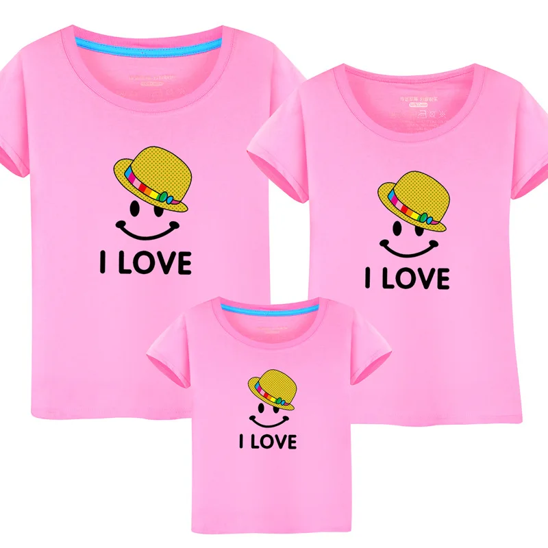 Футболка для родителей и детей 13 цветов|Сочетающаяся одежда семьи| |