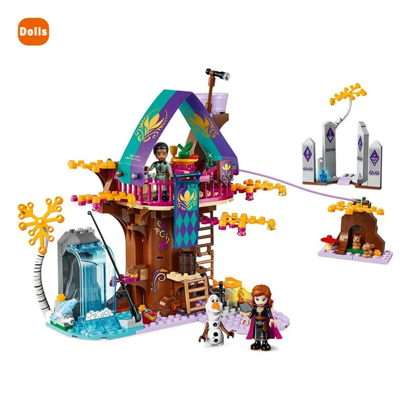 

Friends Enchanted Treehouse Princess Building Blocks Kit 41164 Bricks Classic Movie Model Kids Girl Toys for Children Gift