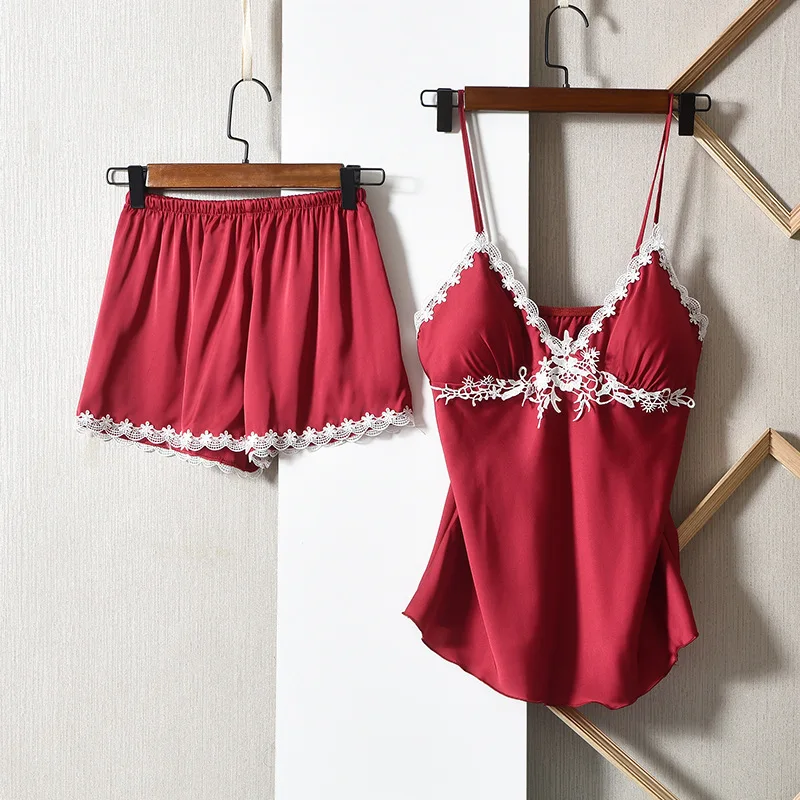 

Summer Women Rayon Pajamas Sets Sexy Lace Kimono Bathrobe Nightgown Bride Dressing Gown Pyjamas Sleepwear Nightwear Home Clothes