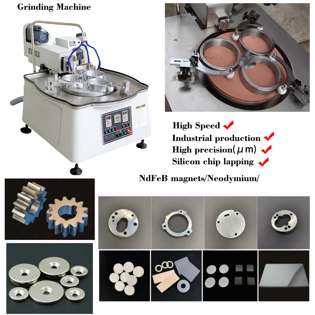 Deposit For VVT Pressure Plate High Accuracy Customize Surface Grinding Machine
