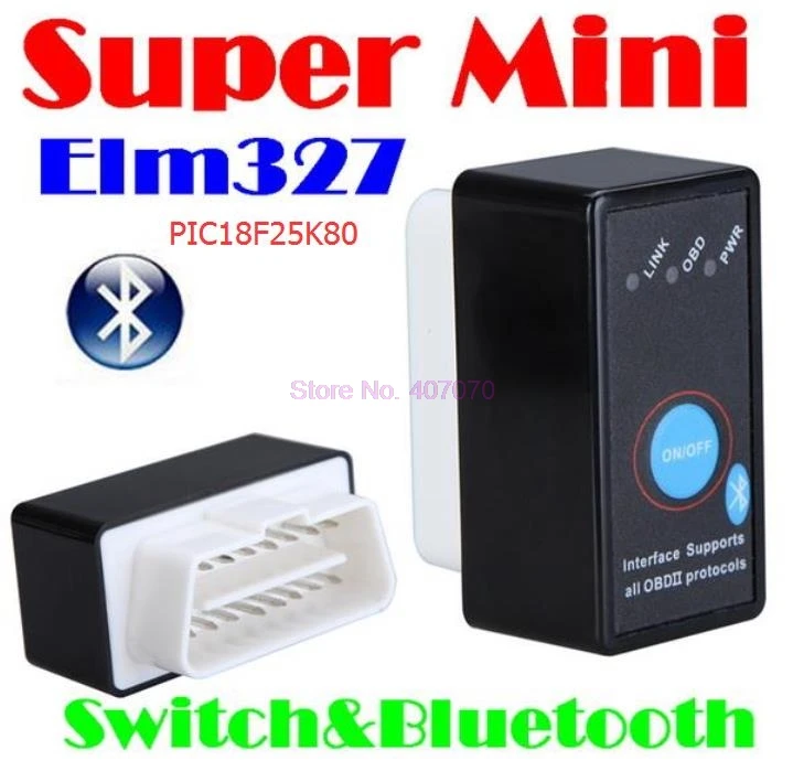Автомобильный диагностический сканер elm327 200 шт. v1.5 PIC18F25K80 bluetooth v2.1|elm 327|ems 327327 elm |