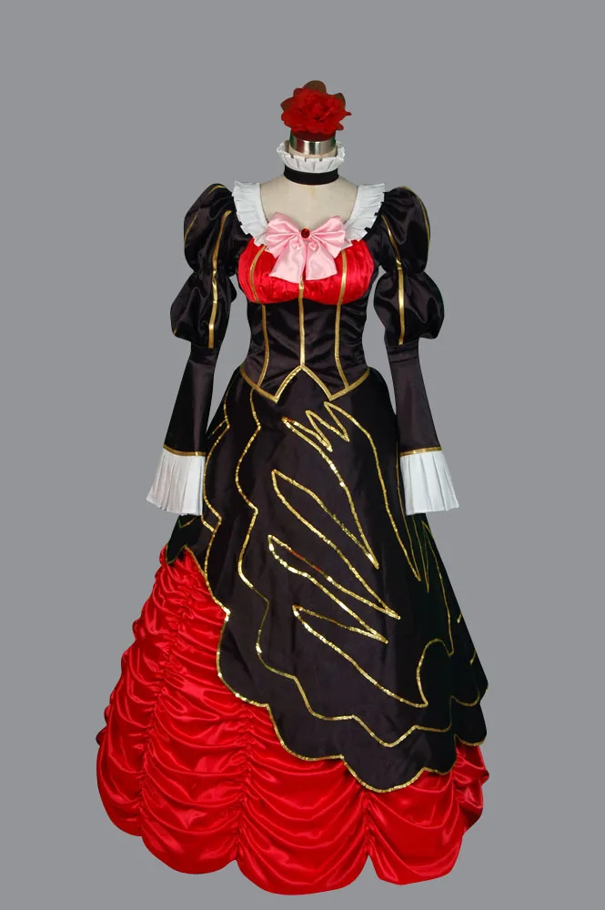 Umineko Нет паки Коро Ni костюм Беатриче для косплея костюмы сексуальное черное