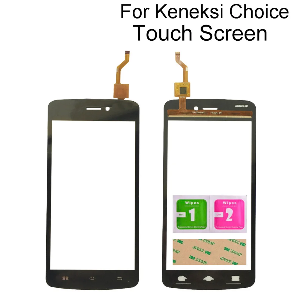 

5.0'' Mobile Touch Screen Glass For Keneksi Choice Touch Screen Digitizer Glass Sensor Tools Adhesive Clear Wipes