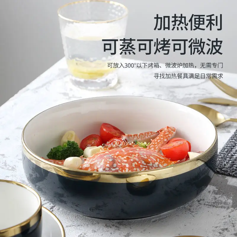 

Dishes set household creative chopsticks bowl plate combination luxury Phnom Penh ceramic tableware