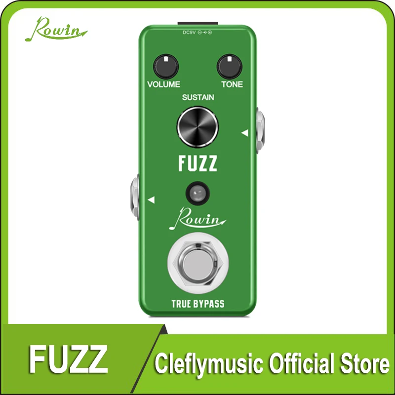 

Rowin LEF-306 Guitar Fuzz pedal Traditional Fuzz effect,plump and rich