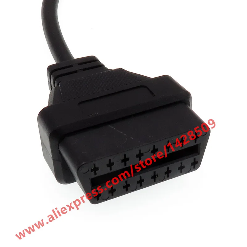 GM общие двигатели 12pin до 16pin OBD1 OBD2 соединительный кабель удлинитель завод OBDII OBDI адаптер разъем