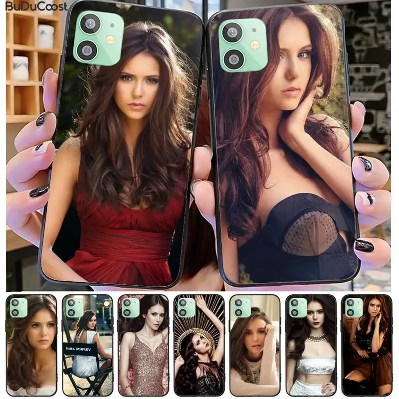 Нина Добрев Чехол для мобильного телефона iphone 12 pro max 11 XS MAX 8 7 6 6S Plus X 5S SE 2020 XR чехол |