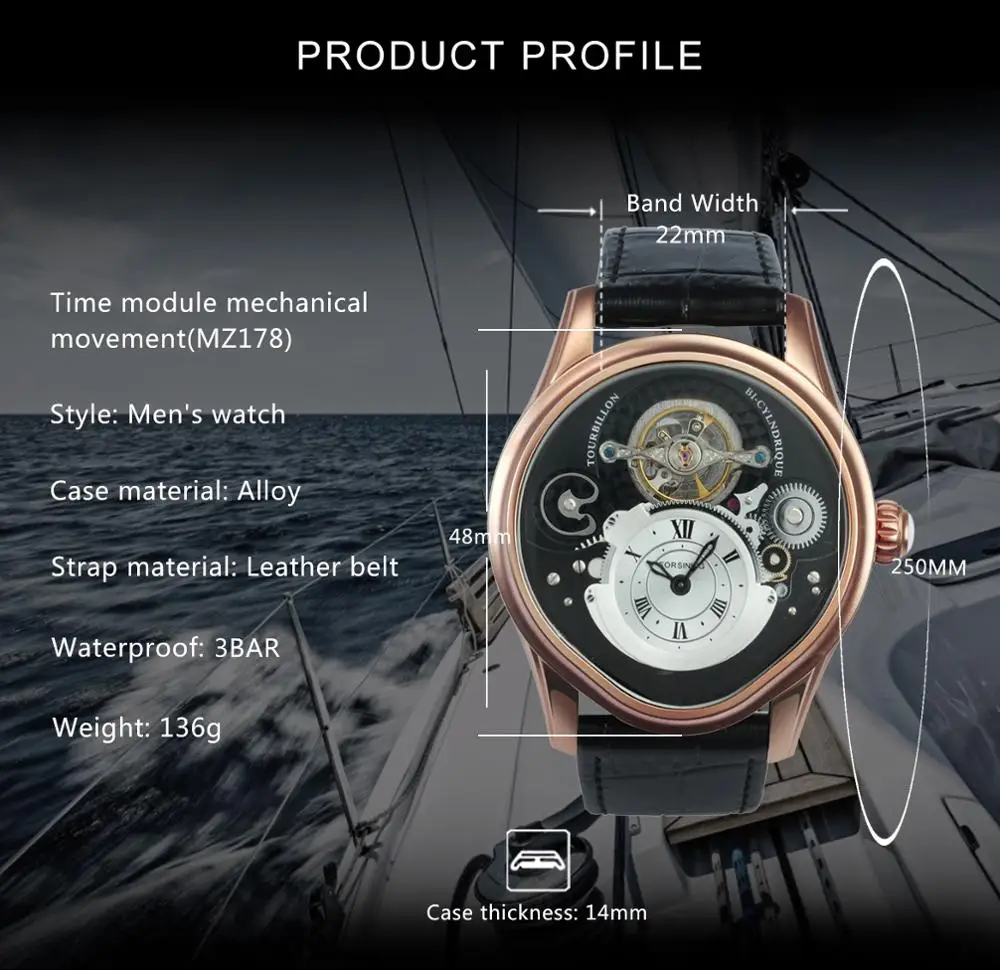 Роскошные брендовые автоматические часы с турбийоном для мужчин уникальные