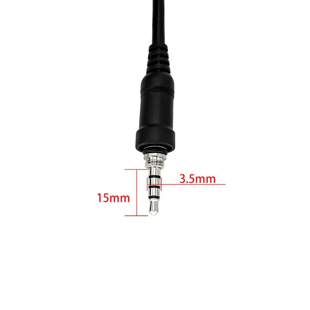 Yaesu Vertex U94 Ptt Tactical Headset Adapter Plug for Yaesu Vertex VX-6R VX-7R VX6R VX7R FT-270 VX-127 VX-170 Walkie Talkie
