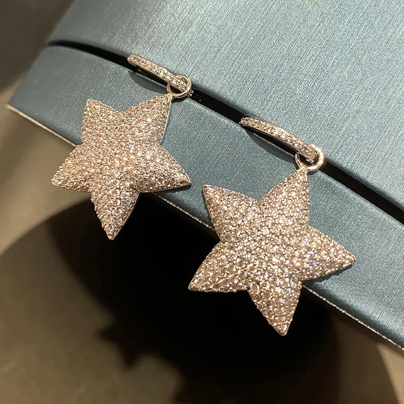 

Fashion Trendy Earrings Stud Silver Color Fat Starfish Women Vintage Creative Temperament Contracted Stud Earrings Fine Jewelry