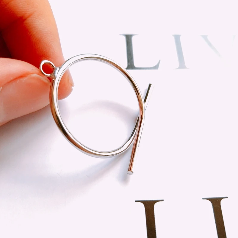 6 шт. медные круглые металлические серьги с покрытием из Японии и Южной Кореи |