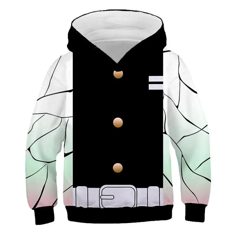 

Kids Anime Kimetsu no Yaiba Demon Slayer 3D Sweatshirt Hoodies Kamado Tanjirou Nezuko Zenitsu Tomioka Boy Girls Cosplay Pullover