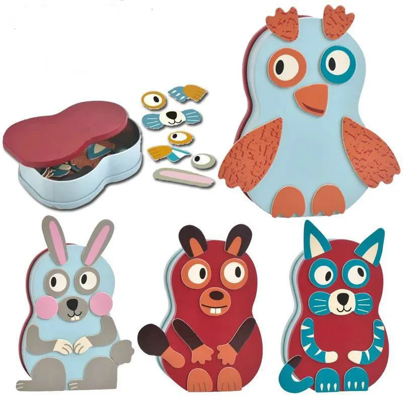 Детский креативный Пазл Crazy Face рождественский подарок обучающие игрушки для