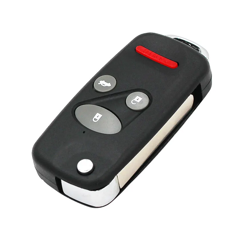 Модифицированный складной дистанционный ключ-брелок с 4 кнопками чехол для Honda