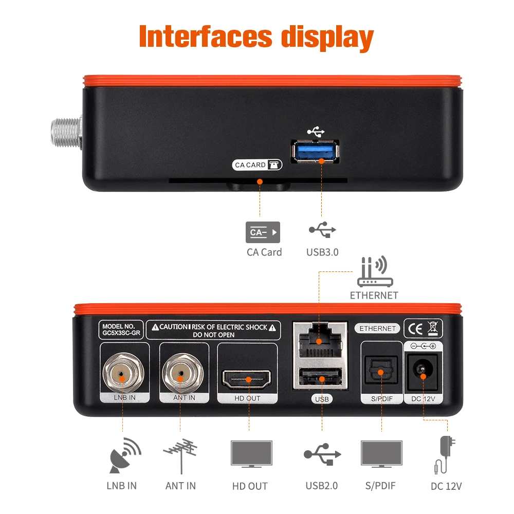 Спутниковый ТВ приемник GTMEDIA GT Combo DVB S2/T2/C ccam BT4.1 WiFi Android 9 0 приставка 4K Поддержка