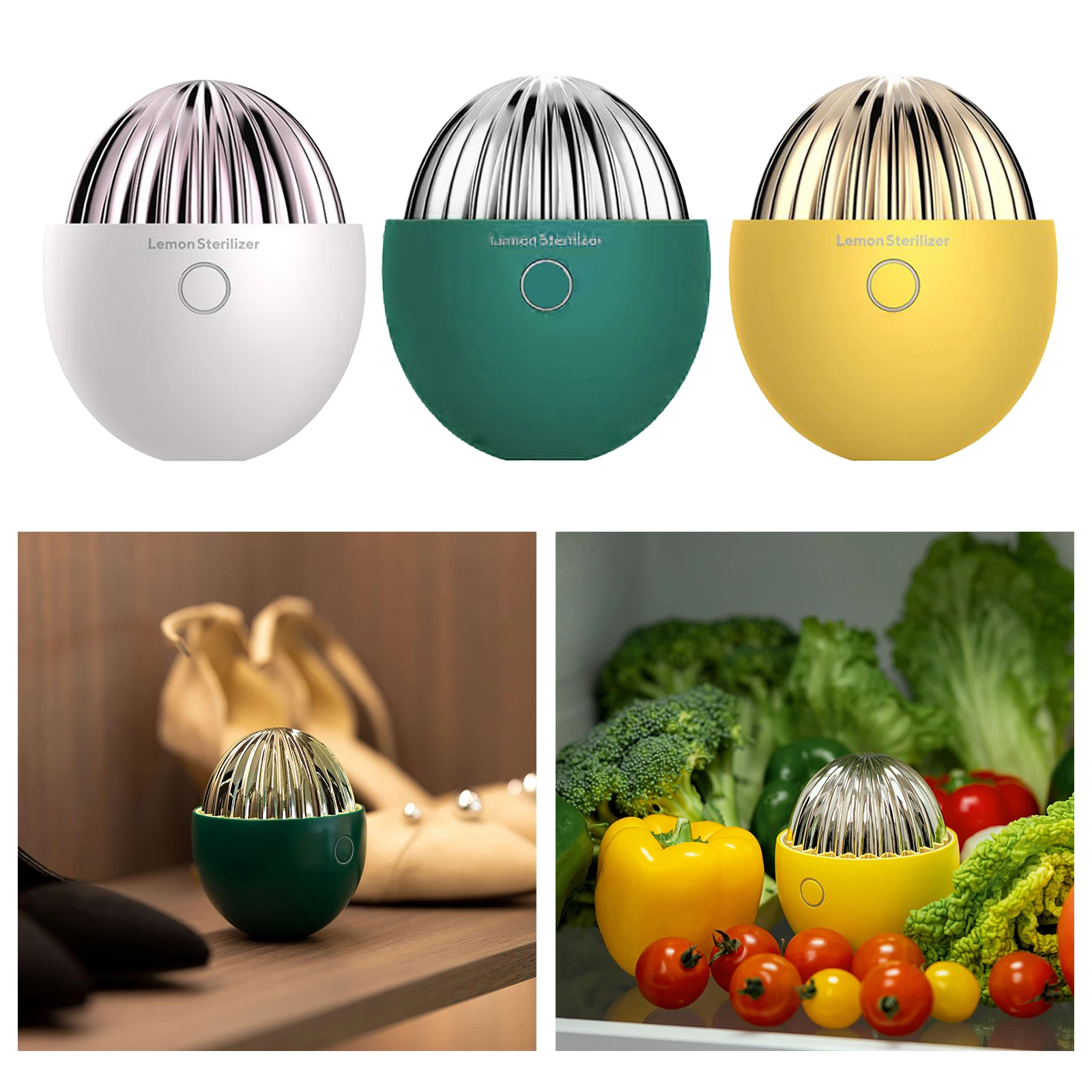 

Mini Portable Air Purifier Refrigerator Fridge Sterilization Odor