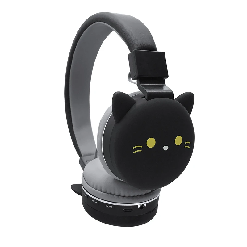 Беспроводные наушники KINGSTAR с кошачьими ушками Bluetooth складная стереогарнитура