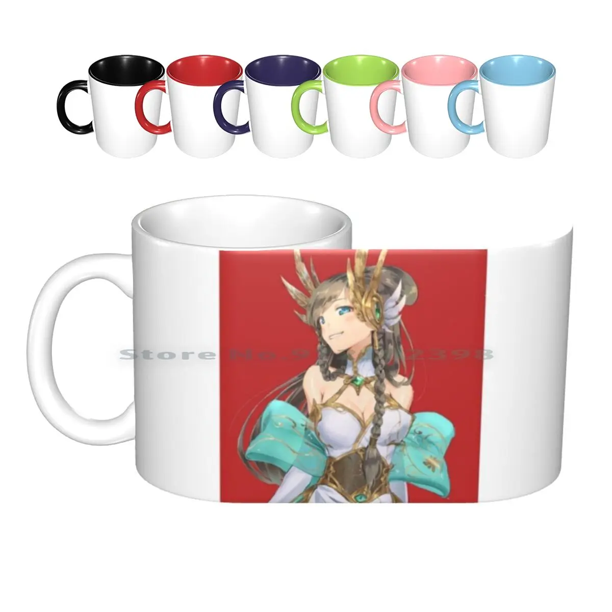 

Керамические кружки Irelia с изображением Божьего меча, кофейные чашки, кружка для молока, чая, кружка с изображением Божьего меча, легенды ире...