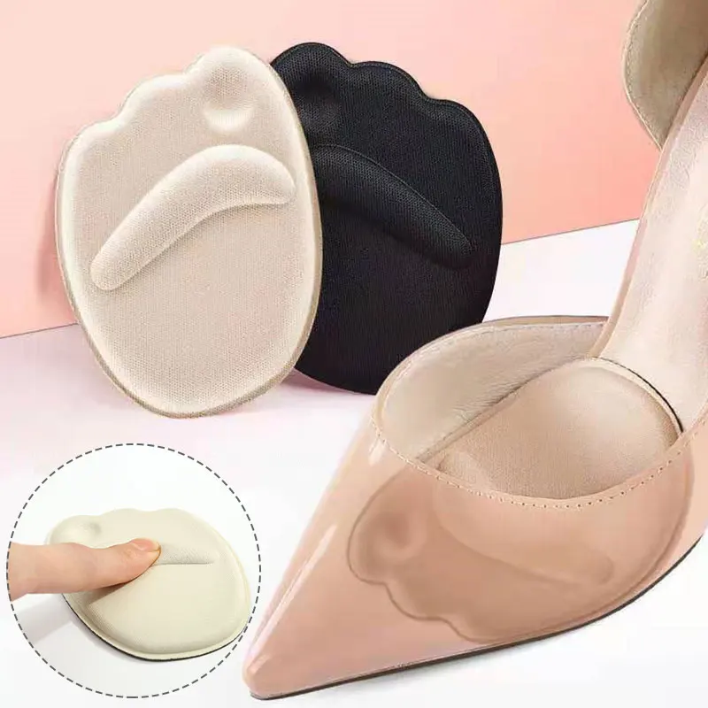 

Shoe Pad Front Forefoot Pads Cushioning Shock High Heels 3D Heel Pads Half Code Massage Buffer Insoles Shoe Accessories