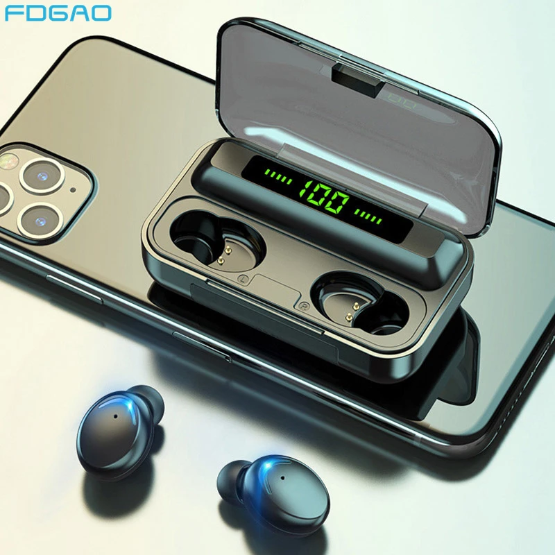 TWS-стереонаушники с зарядным футляром и поддержкой Bluetooth 2000 мА · ч | Электроника