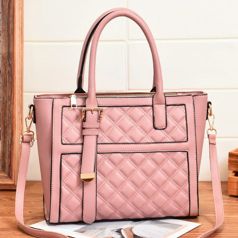 

Women's bags 2020 new pu women's bags classic oblique fashion shoulder handbag