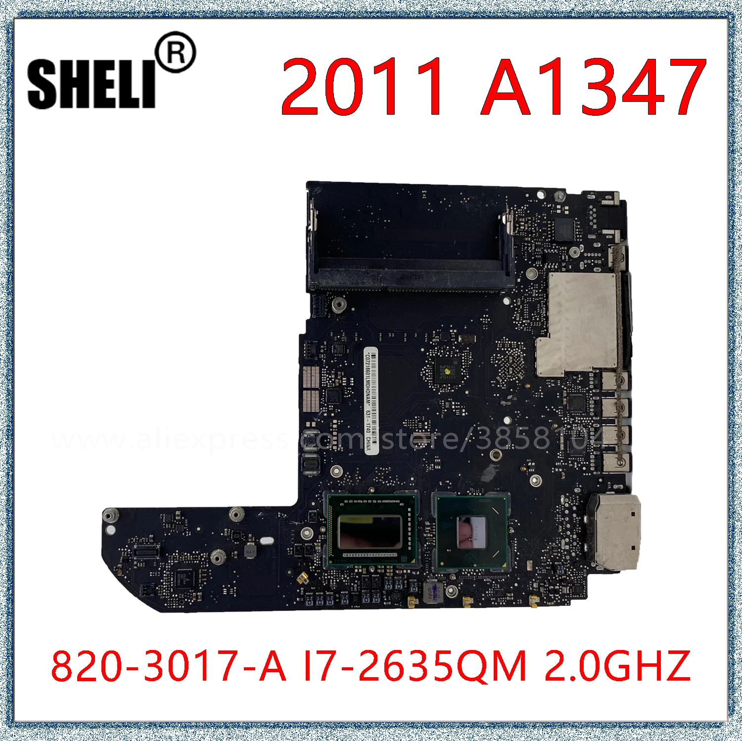 820 3017 A 2011 A1347 материнская плата для Mac Mini материнскую плату с I7 2635QM 2 0 ГГц 631