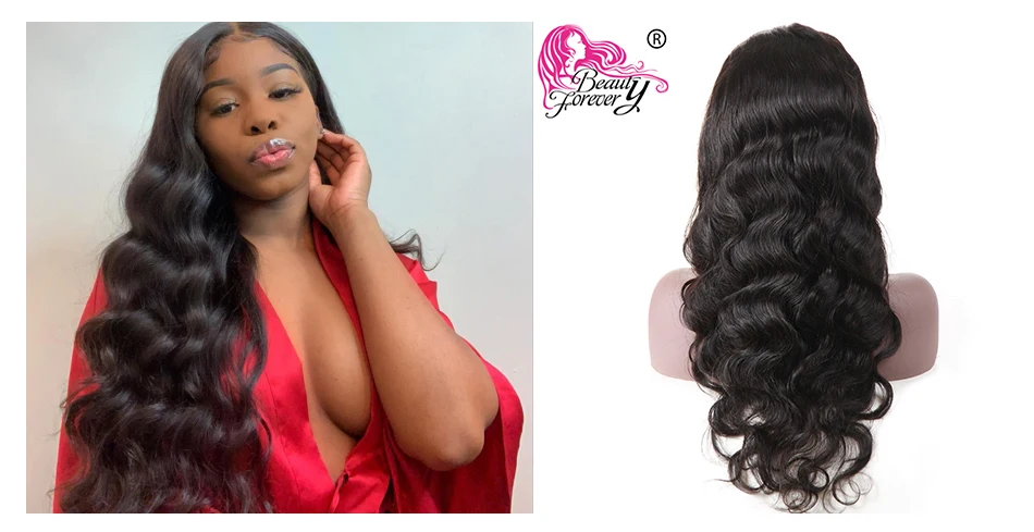 Beauty forever 13*4/6 бразильские объемные волнистые парики на кружеве Remy человеческие волосы парик с волосами младенца предварительно выщипанные 150% 180% Плотность Парики