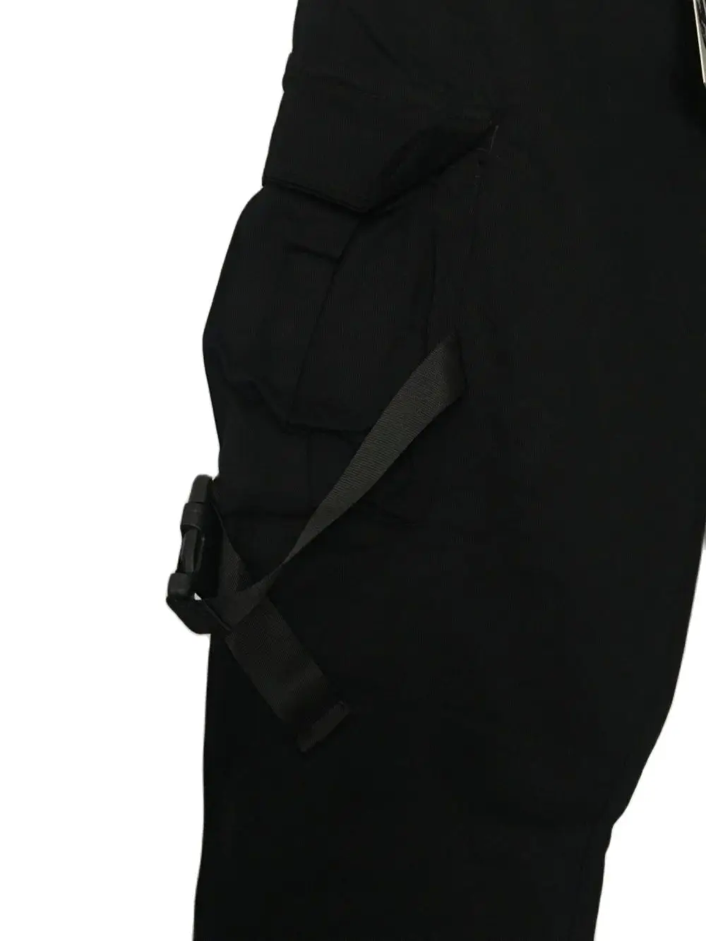 Штаны-карго мужские с лентами повседневные джоггеры несколькими карманами в