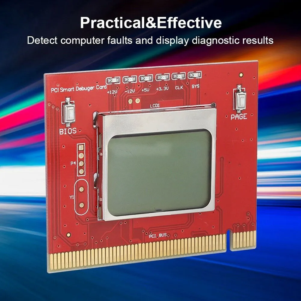 Настольный детектор Светодиодный анализатор PCI сетевой ПК аксессуары