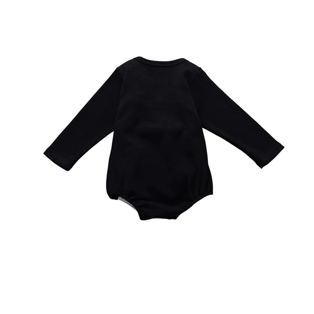 Осенний детский новорожденный для малышей Детский комбинезон с рисунком длинный