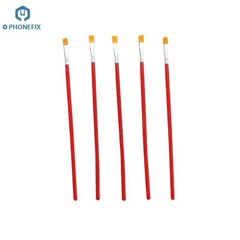 PHONEFIX 5 шт. деревянные ручки антистатические мягкие щетки для пыли телефонов