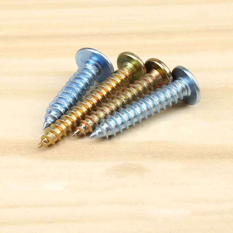 

HIgh Quality Self-tapping Screws HIgh Carbon Steel Cross Round Flat Head Screws Assortment Set For Wood Furniture