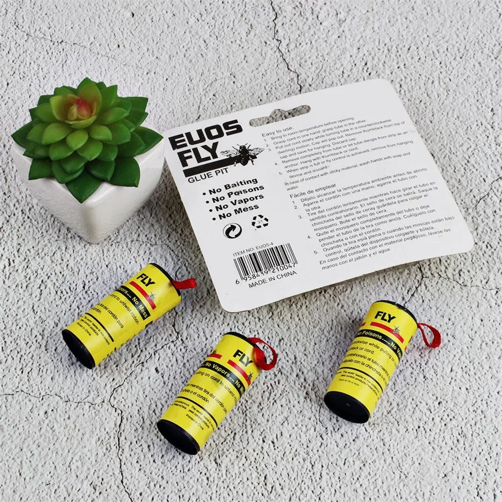 16 шт. клейкая бумага для мух устраняет насекомых домашний сад клеевая ловушка