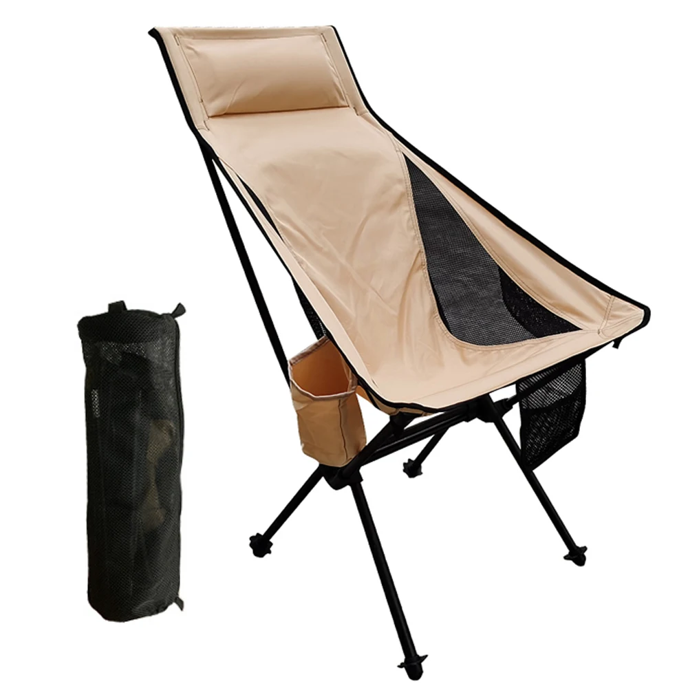 저렴한 야외 접이식 캠핑 의자 피크닉 하이킹 여행 레저 배낭 접이식 비치 문 의자 낚시 휴대용 의자