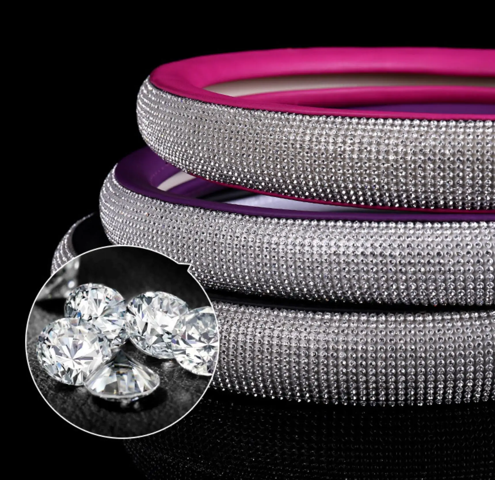 Bling Steering wheel cover Crystal Rhinestone For Lexus RX300 RX330 RX350 IS250 LX570 is200 is300 ls400 CT DS LX LS IS ES RX | Автомобили