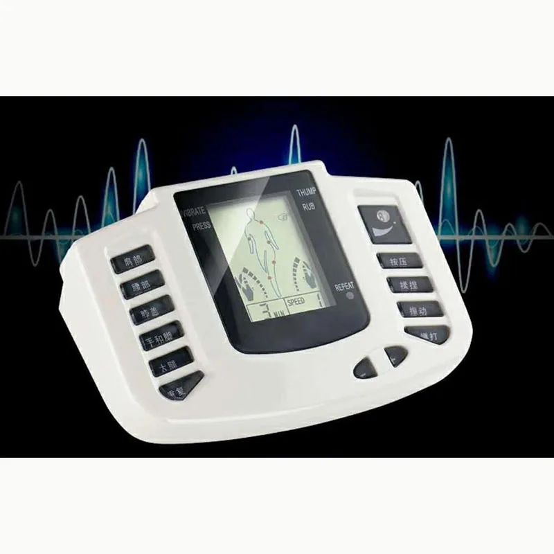 Цифровой электронный массаж тела для похудения импульсный мышц Расслабление