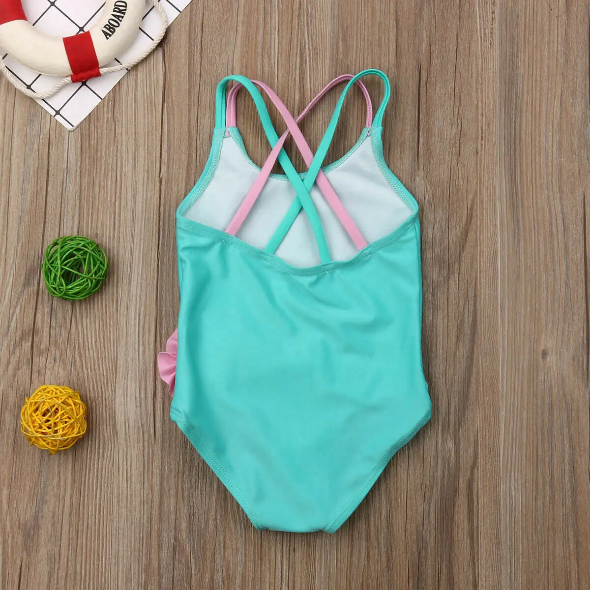 

Summer Sleeveless Bodysuits Toddler Kids Baby Girls Flamingo Print Bikini Swimwear Swimsuit Beachwear Bathing Suit Costume