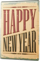 since 2004 tin sign fun kitchens happy new year