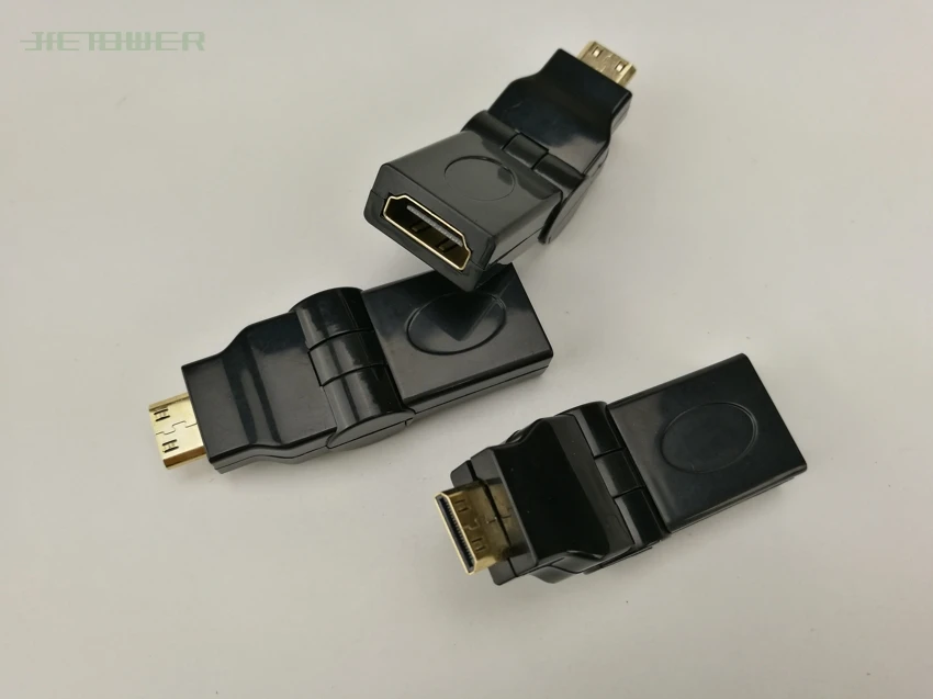 

20pcs/lot Type C Male to A Female HDMI connector Mini HDMI Adapter 180 degrees Mini Male To HDMI Female Type A Cable Extension